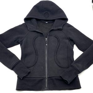 lululemon athletica Black Scuba Hoodie Zip Jacket